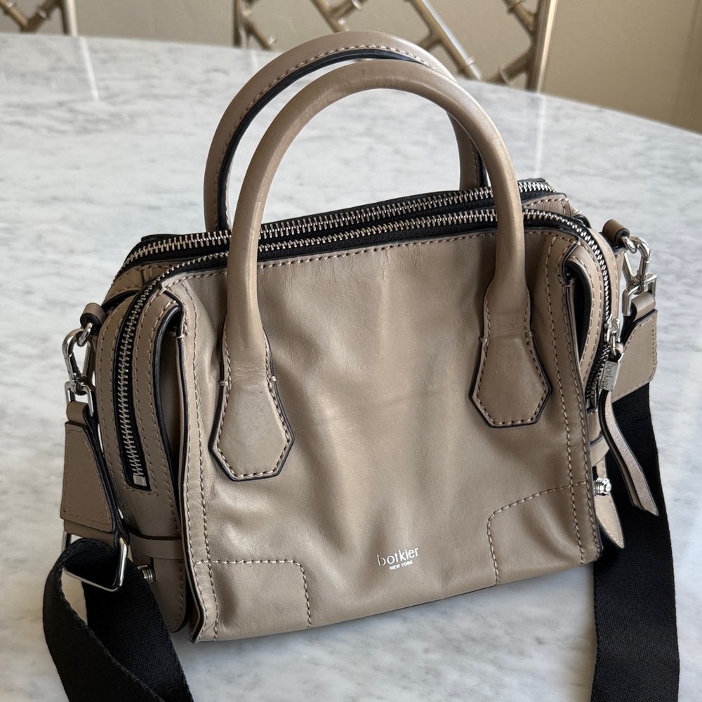 Botkier Taupe Leather Satchel